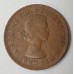 AUSTRALIA 1955Y. ONE 1 PENNY . MULE . SCARCE